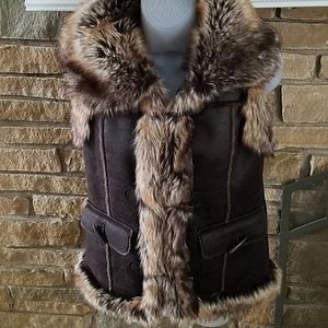Lucy & Laurel Winter Vegan Fur Vest